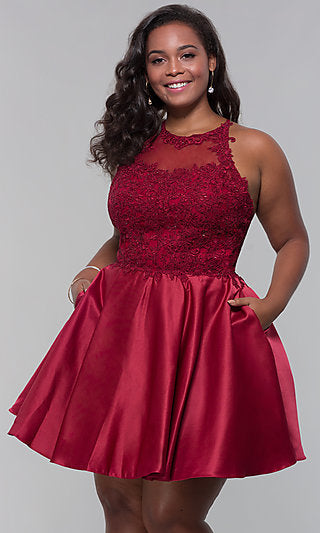 Plus Size Short Dresses