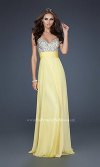 Long Formal La Femme Dress 16802