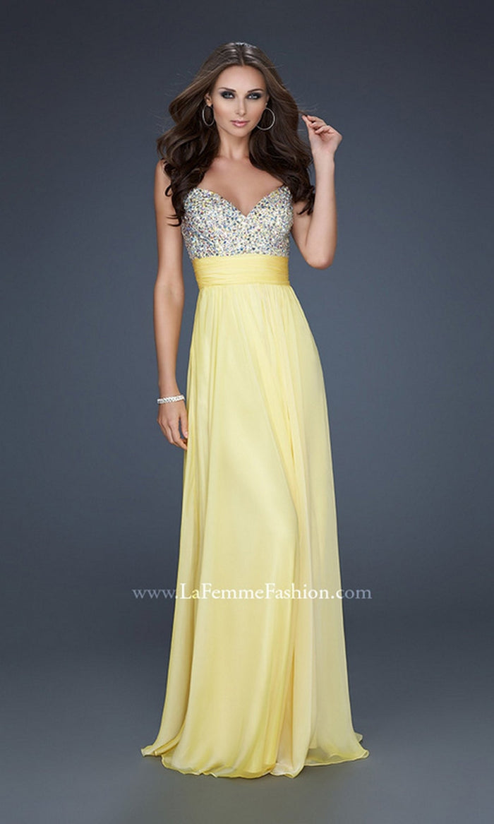 Long Formal La Femme Dress 16802