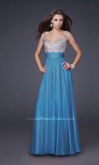  Long Formal La Femme Dress 16802