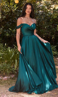 Emerald Long Formal Dress 7493 by Ladivine